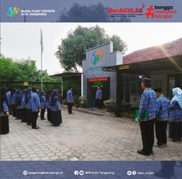 BPS Kota Tangerang Menyelenggarakan Upacara Peringatan Hari Lahir Pancasila