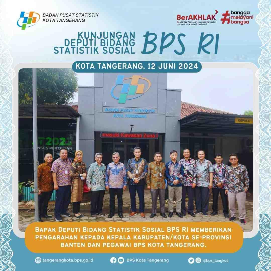 KUNJUNGAN DEPUTI BIDANG STATISTIK SOSIAL BPS RI