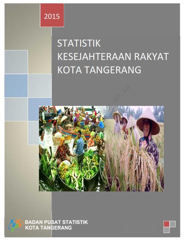 Welfare Statistics of Tangerang  Municipality 2015