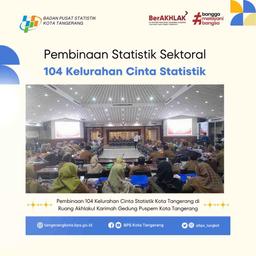 Development of 104 Cinta Statistik Sub-districts of Tangerang City in 2024