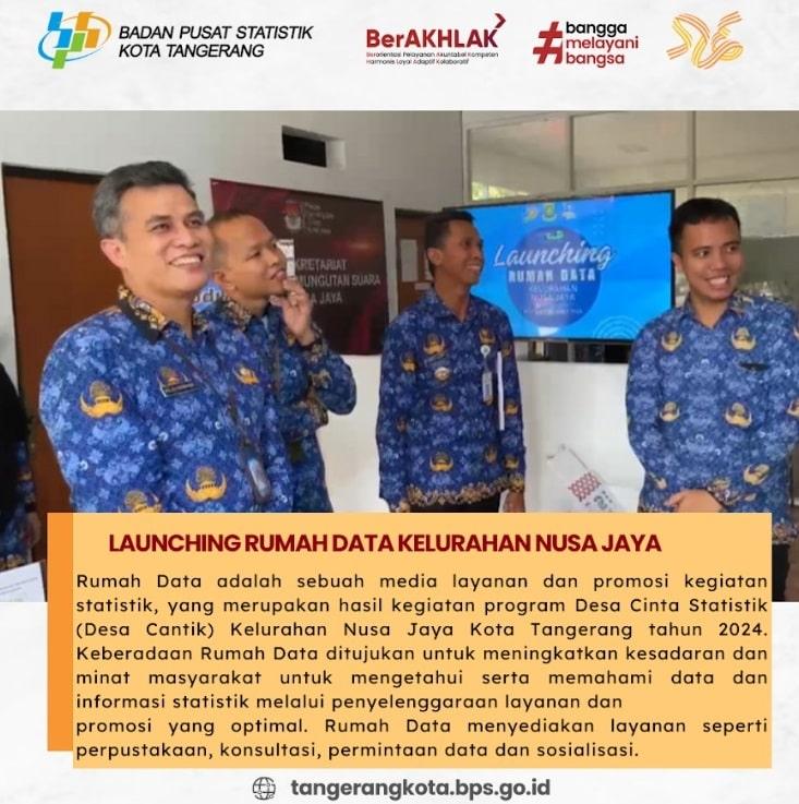 LAUNCHING OF NUSA JAYA SUBDISTRICT DATA HOUSE